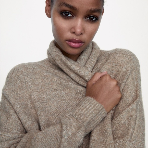 Zara Oversized Sweater Coat Size M - Picture 4 of 12